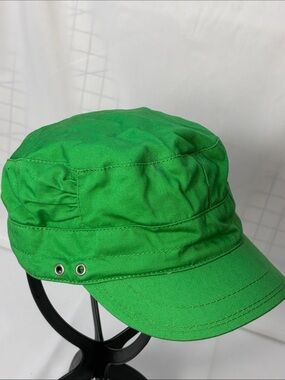 H&M Bright Green Military Cadet Cap